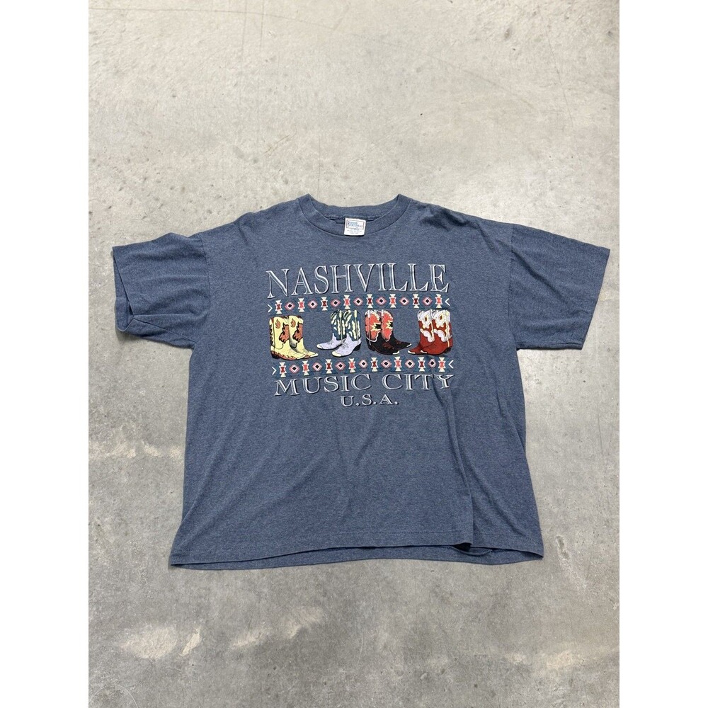 Vintage 90's Nashville Single Stitch T Shirt Size XL